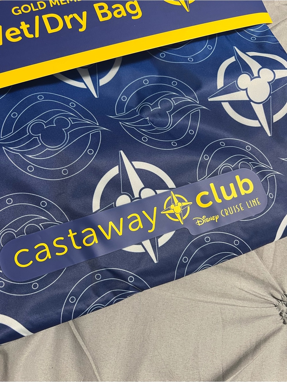 Disney Cruise Line Castaway Club Wet/Dry Bag